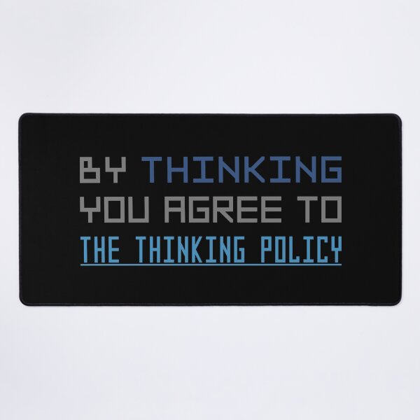 Item preview, The Thinking Policy designed and sold by weirdshop-451.
