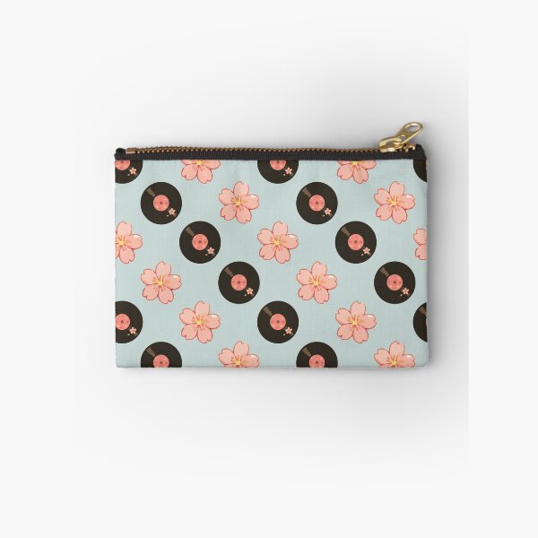 Item preview, Vintage Vinyl Records and Floral Music Pattern 5 designed and sold by SimplePoDesign.