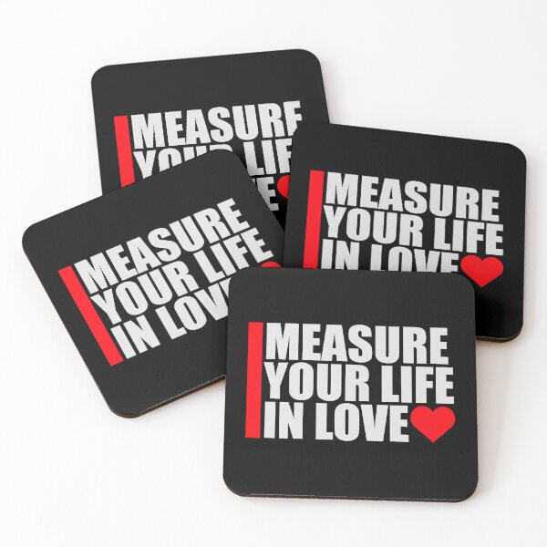 Item preview, Measure Your Life In Love Inspiring Wholesome Quote designed and sold by shirt-o-mat.