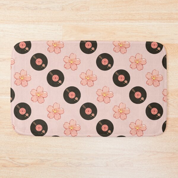Item preview, Vintage Vinyl Records and Floral Music Pattern 6 designed and sold by SimplePoDesign.