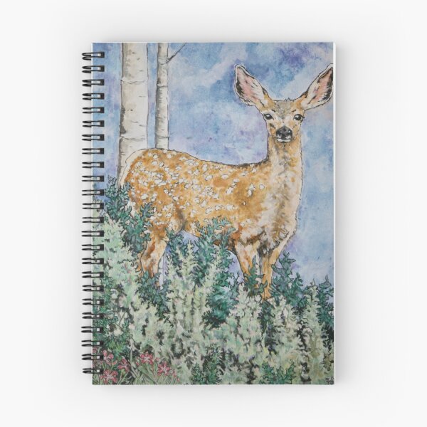 Item preview, Mule deer fawn watercolor  designed and sold by Saltypro.