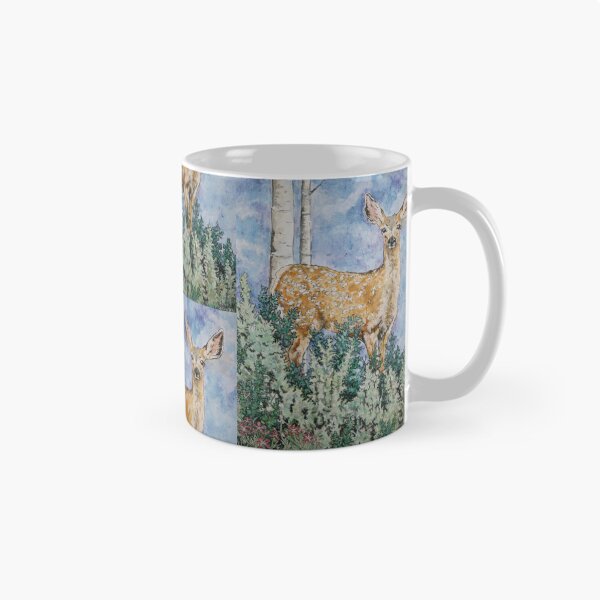 Item preview, Mule deer fawn watercolor  designed and sold by Saltypro.