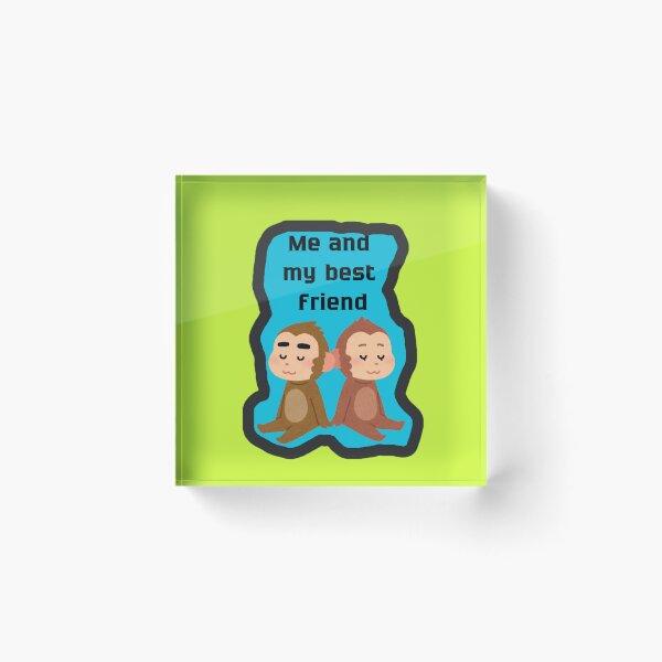 Item preview, Me And My Best Friend Cute Monkey BFF Gift Shirt designed and sold by Funnygiftsstudio .