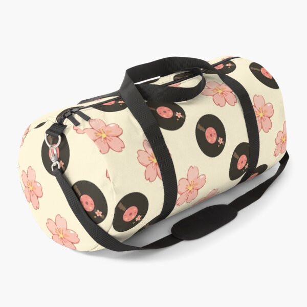 Item preview, Vintage Vinyl Records and Floral Music Pattern 7 designed and sold by SimplePoDesign.