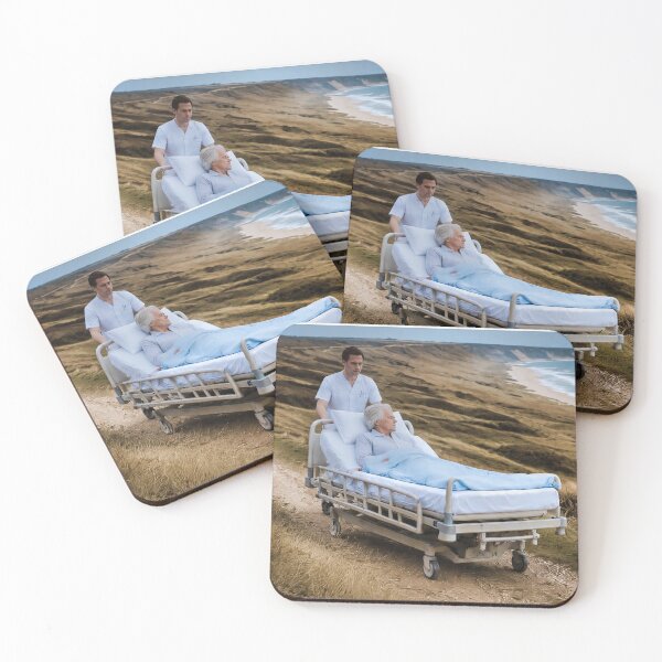 Item preview, Coastal Path with a Hospital Bed designed and sold by Per-Madsen.