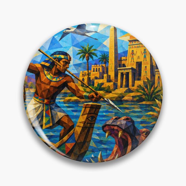 Item preview, Ancient Egyptian Nile Hunt designed and sold by CubiColors.
