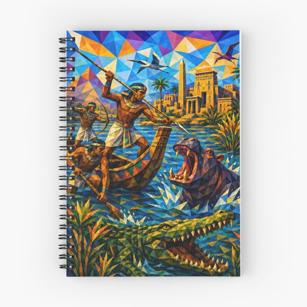 Item preview, Ancient Egyptian Nile Hunt designed and sold by CubiColors.