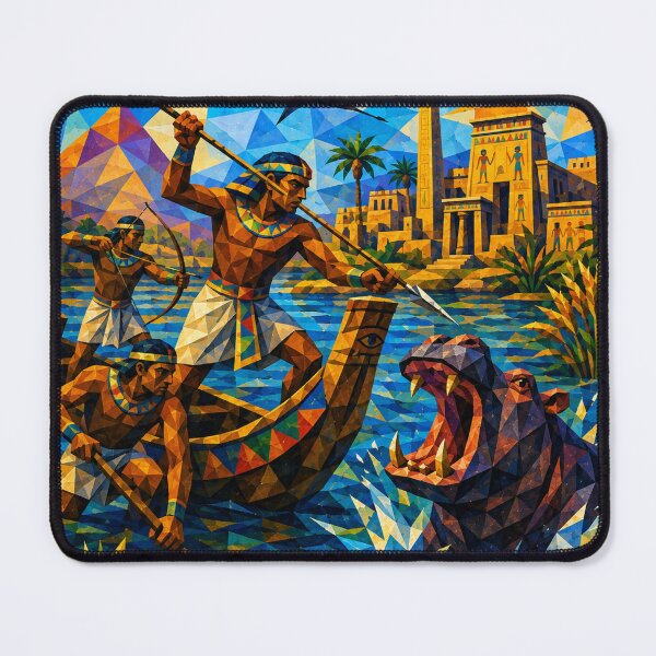 Item preview, Ancient Egyptian Nile Hunt designed and sold by CubiColors.