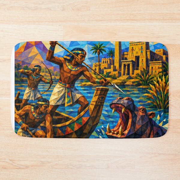 Item preview, Ancient Egyptian Nile Hunt designed and sold by CubiColors.