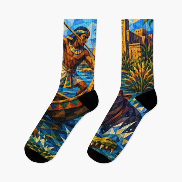 Item preview, Ancient Egyptian Nile Hunt designed and sold by CubiColors.
