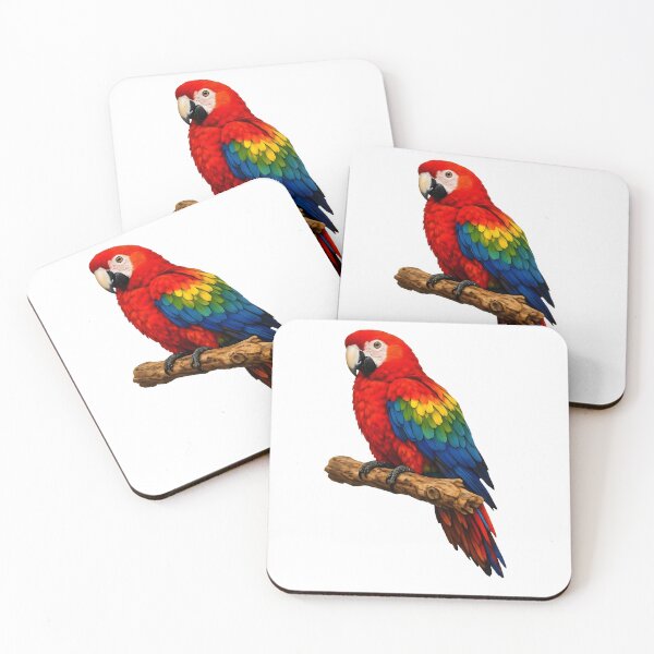 Item preview, Vibrant Macaw Parrot Bird Artwork designed and sold by AmirArtisanVibe.