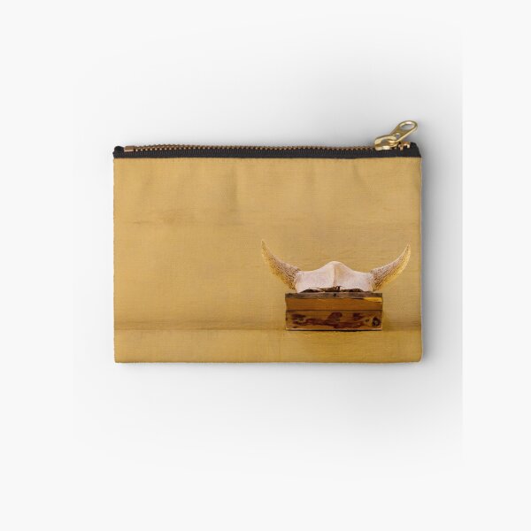 Item preview, Mounted Bull Skull With Curved Horns On Rustic Yellow Wall Minimal Western Decor designed and sold by Nmallia.