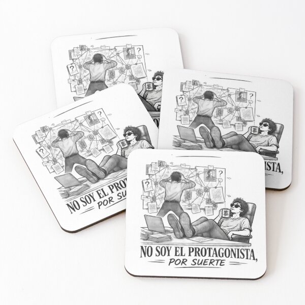 Item preview, I'm Not the Protagonist, Luckily - Thriller and Mystery Humor, Reader Design designed and sold by TrazoLibreCo7.