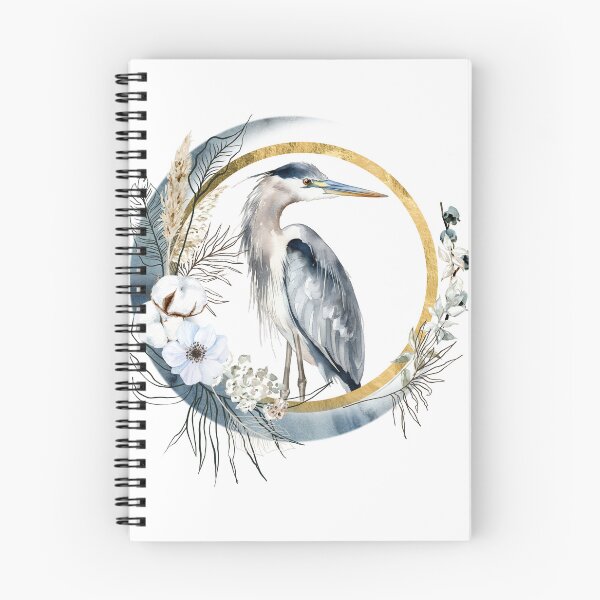 Item preview, For Blue Heron Lovers. Blue Heron in a soft floral background. designed and sold by South 500 Photography.