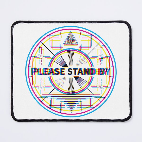 Item preview, Please Stand By CMYK Circle designed and sold by animinimal.
