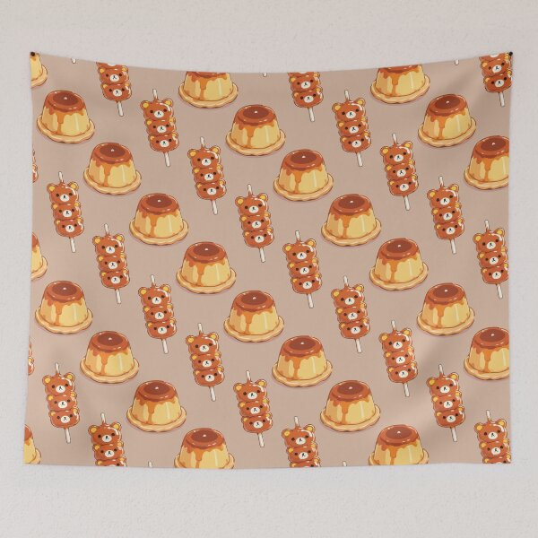 Item preview, Cute Bear Candy and Caramel Pudding Dessert Pattern designed and sold by SimplePoDesign.