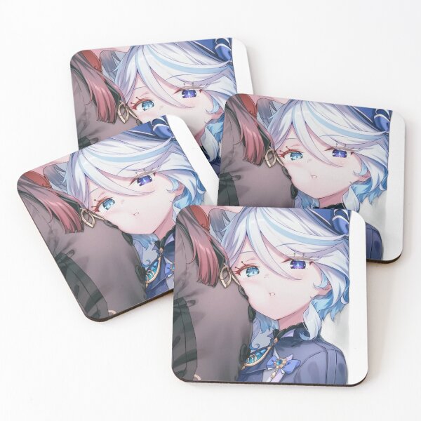 Item preview, Furina and Hu Tao Pouting Genshin Impact designed and sold by KomiArts.