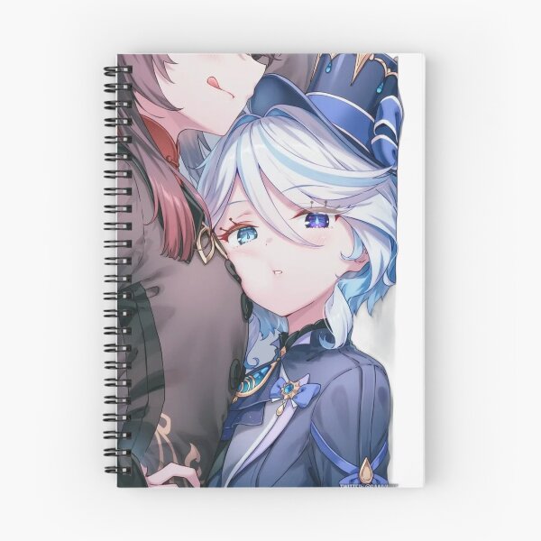 Item preview, Furina and Hu Tao Pouting Genshin Impact designed and sold by KomiArts.