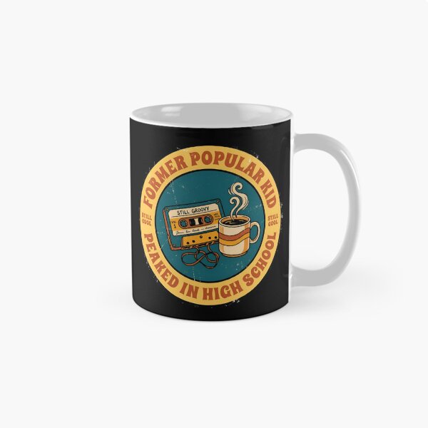 Item preview, Former Popular Kid Peaked In High School Vintage Badge designed and sold by DuckOddity.
