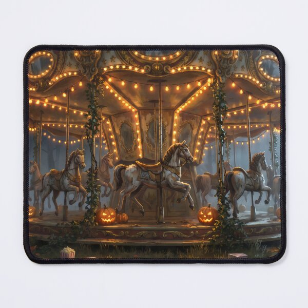 Item preview, The Haunted Carousel designed and sold by RedPeaStudio.
