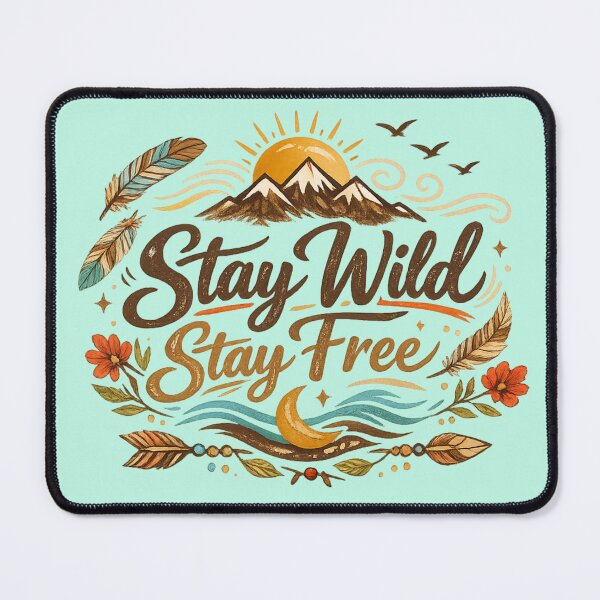 Item preview, Stay wild, Stay free designed and sold by JaroDesign2023.