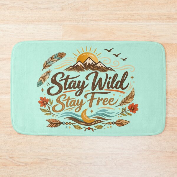 Item preview, Stay wild, Stay free designed and sold by JaroDesign2023.