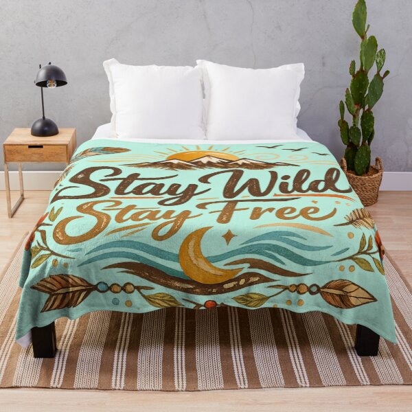 Item preview, Stay wild, Stay free designed and sold by JaroDesign2023.