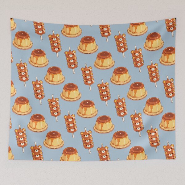 Item preview, Cute Bear Candy and Caramel Pudding Dessert Pattern 2 designed and sold by SimplePoDesign.