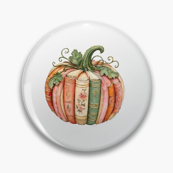 Item preview, Vintage Pumpkin Books Autumn Fall Book Lover Reading Design designed and sold by Gbriel3.