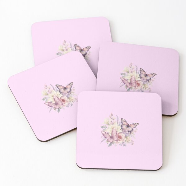Item preview, A bouquet of flowers and two butterflies  designed and sold by SweetBlushBunny.