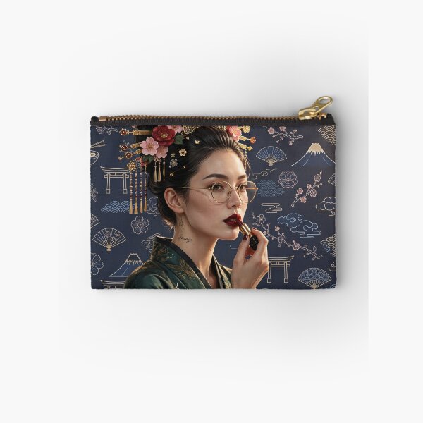 Item preview, Modern Japanese Geisha & Mount Fuji designed and sold by LenNo9881.