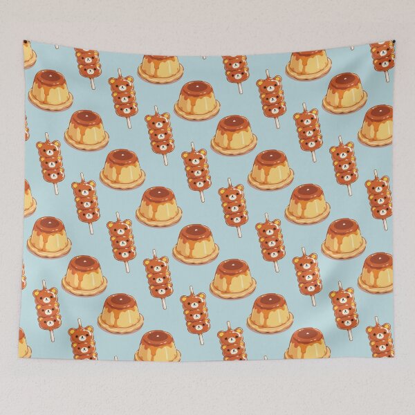 Item preview, Cute Bear Candy and Caramel Pudding Dessert Pattern 7 designed and sold by SimplePoDesign.