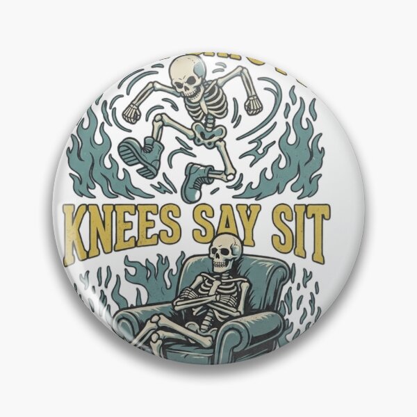 Item preview, Heart Says Pit Knees Say Sit - Vintage Skeleton Concert Meme Graphic Tee designed and sold by elatyaouishop.