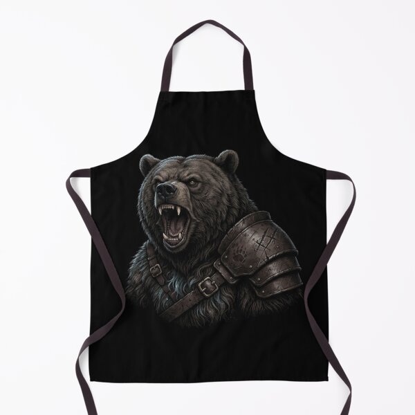 Item preview, Fierce Armored Warrior Bear Fantasy Art designed and sold by DailySparks.