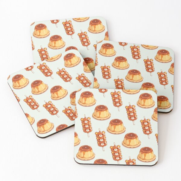 Item preview, Cute Bear Candy and Caramel Pudding Dessert Pattern 8 designed and sold by SimplePoDesign.