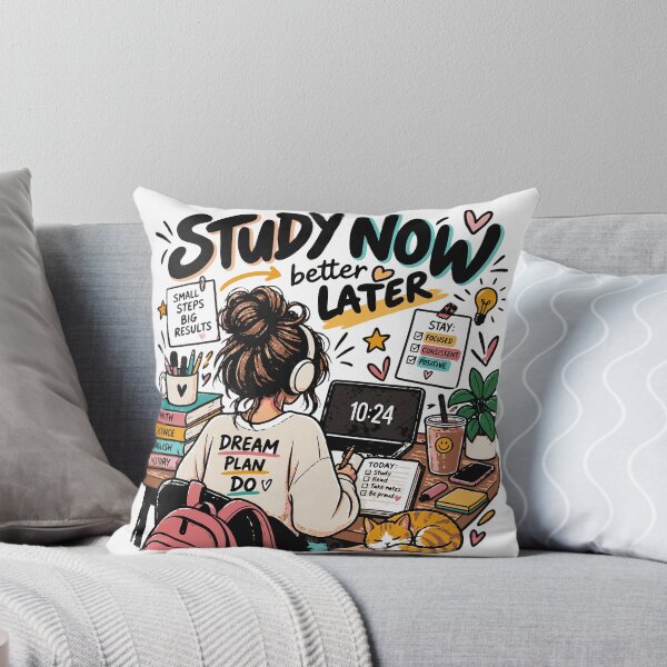 Item preview, Study Now Better Later | Study Motivation Student School Shirt designed and sold by Sunday.Supply.