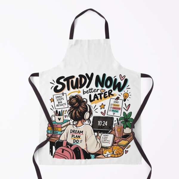 Item preview, Study Now Better Later | Study Motivation Student School Shirt designed and sold by Sunday.Supply.