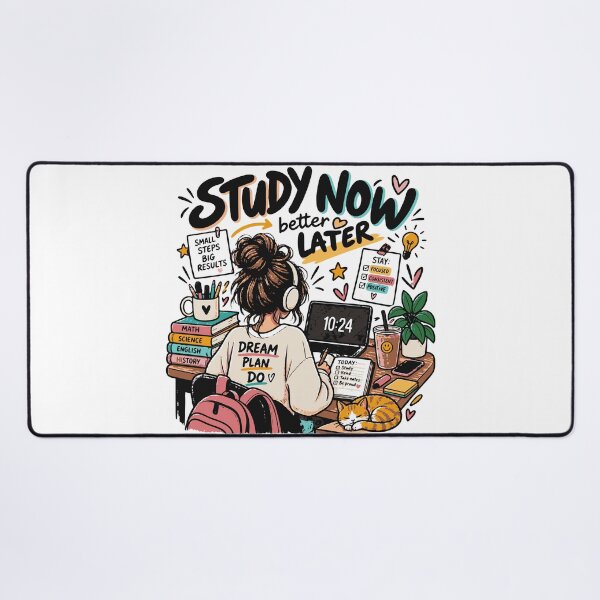 Item preview, Study Now Better Later | Study Motivation Student School Shirt designed and sold by Sunday.Supply.