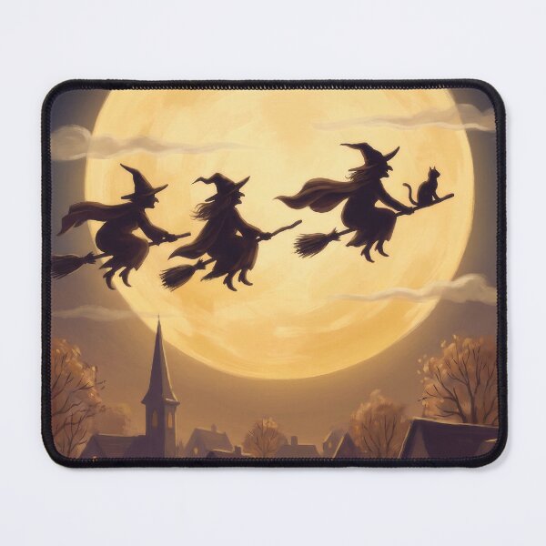 Item preview, Witches' Moonlit Flight designed and sold by RedPeaStudio.