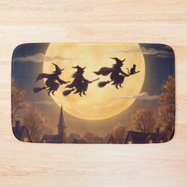 Item preview, Witches' Moonlit Flight designed and sold by RedPeaStudio.