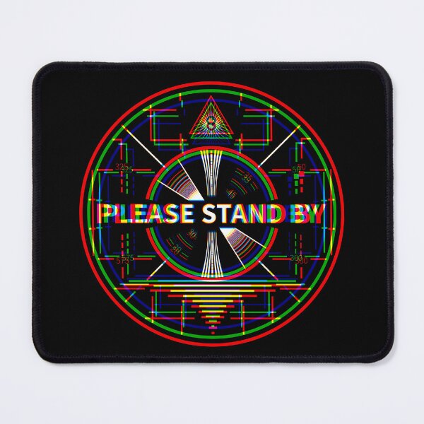 Item preview, Please Stand By Dark CMYK Circle designed and sold by animinimal.