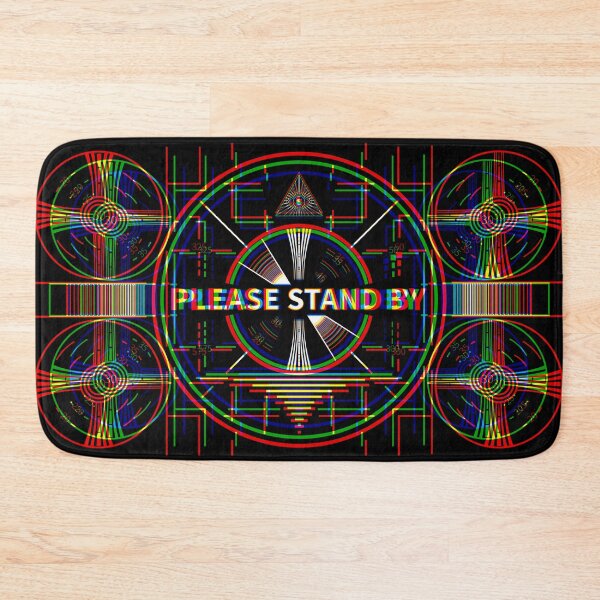 Item preview, Please Stand By Dark CMYK Circle designed and sold by animinimal.