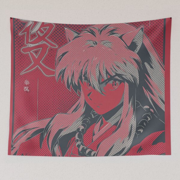 Item preview, Dog Demon Chad Halftone  designed and sold by AnimeArsenalPrints.