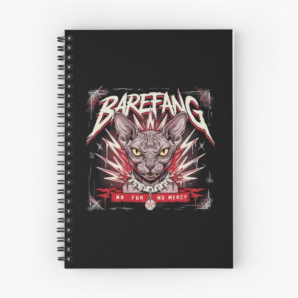 Item preview, Barefang Sphynx Cat Pentagram Spiked Collar Graphic designed and sold by Enea Kelo.