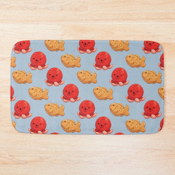 Item preview, Cute Octopus and Taiyaki Japanese Food Pattern 2 designed and sold by SimplePoDesign.