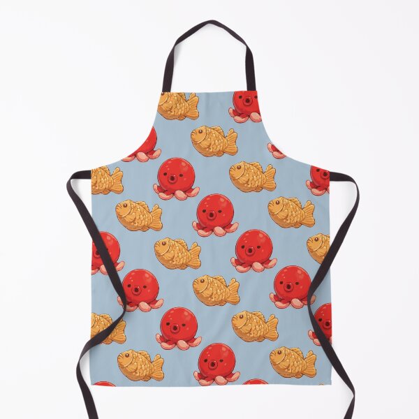 Item preview, Cute Octopus and Taiyaki Japanese Food Pattern 2 designed and sold by SimplePoDesign.