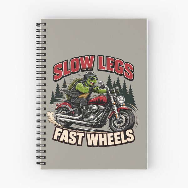 Item preview, Slow Legs, Fast Wheels – Funny Biker Turtle designed and sold by Aimetoi.