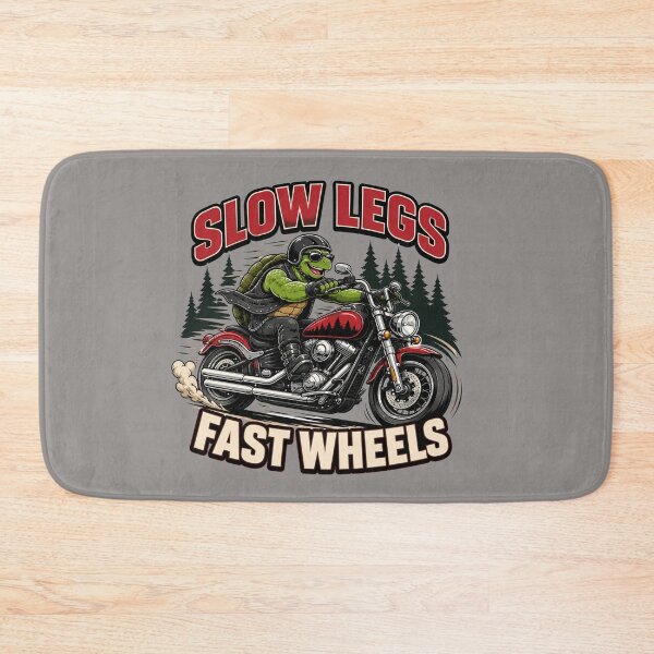 Item preview, Slow Legs, Fast Wheels – Funny Biker Turtle designed and sold by Aimetoi.