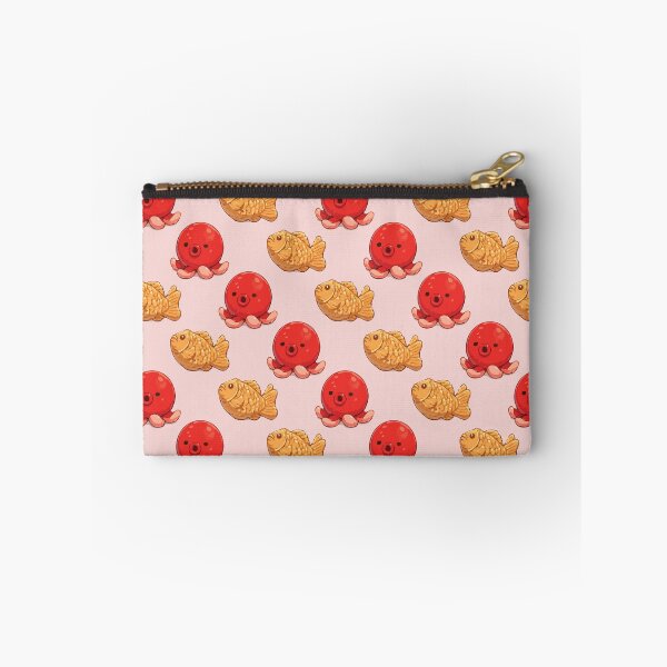 Item preview, Cute Octopus and Taiyaki Japanese Food Pattern 3 designed and sold by SimplePoDesign.