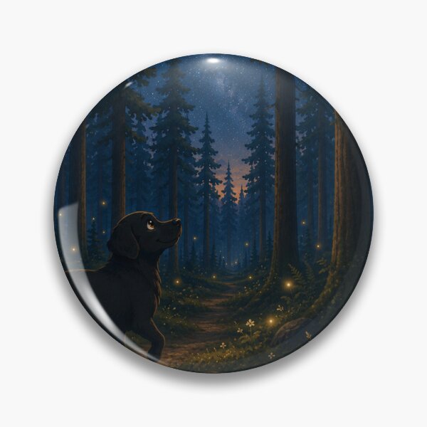 Item preview, Whispering Trees – Black Labrador in an Enchanted Forest designed and sold by Goodthingstree.